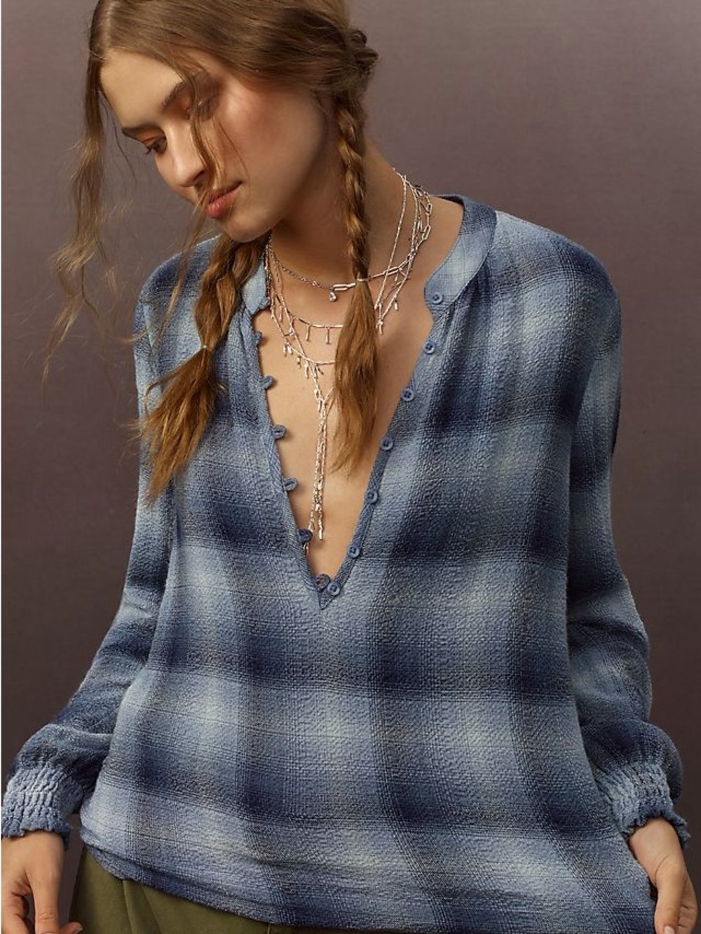 cloth & stone Cloth & Stone Long-Sleeve Henley Shirt